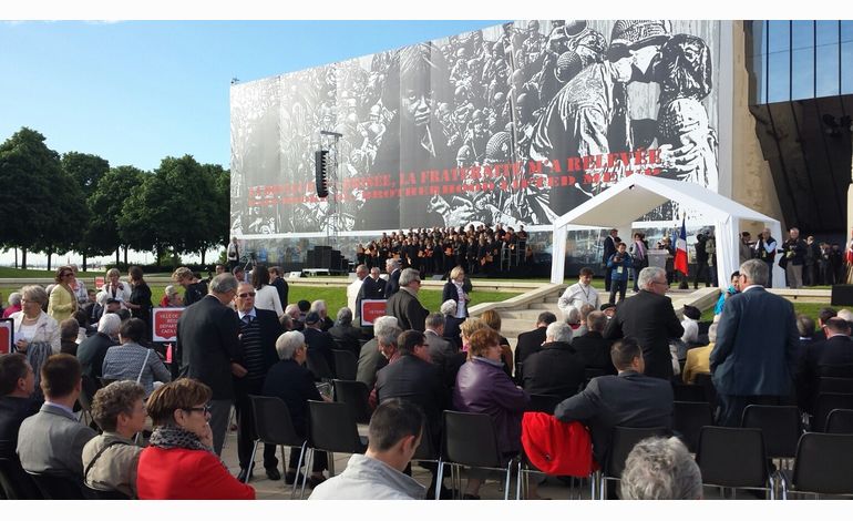 Photos: Quelques minutes avant le début de la cérémonie au Mémorial de Caen