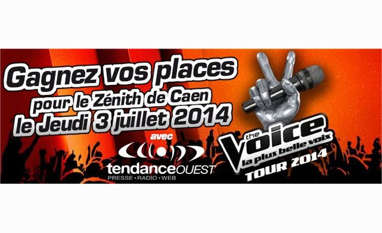 Gagnez vos places pour le The Voice Tour au Zénith de Caen