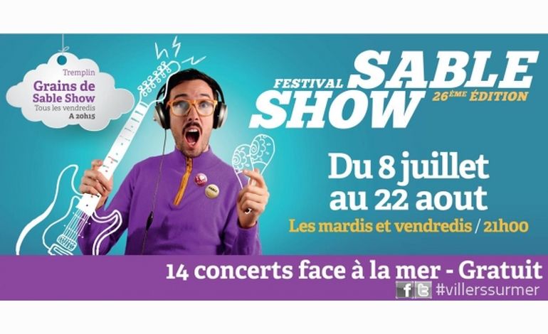 Coup d'envoi du 26ème festival Sable Show à Villers-sur-Mer 