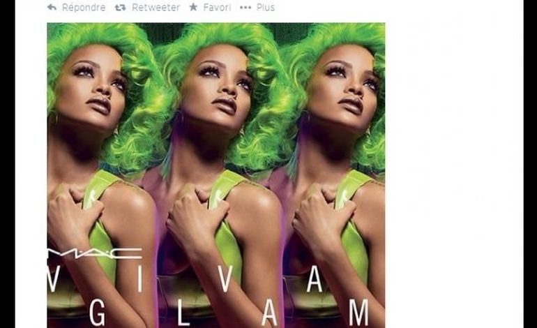 Rihanna dévoile sa nouvelle campagne de pub sur Twitter