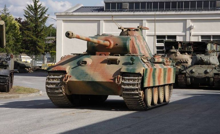 Un char Panther à Montormel