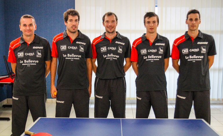 Le Caen Tennis de Table Club présente son équipe fanion et accueille La Romagne