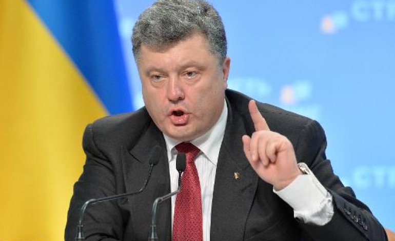 Kharkiv (Ukraine) (AFP). Ukraine: rencontre Porochenko-Poutine pour relancer le processus de paix