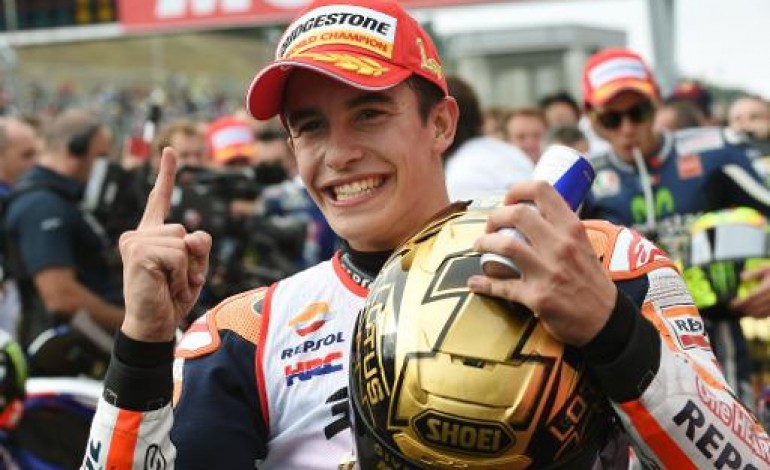 Paris (AFP). Moto: l'Espagnol Marquez sacré champion du monde pour la 2e fois