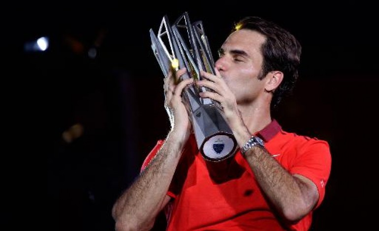 Shanghai (AFP). Tennis: 81e titre pour Federer face à un Simon accrocheur