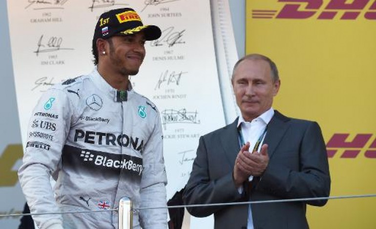 Sotchi (Russie) (AFP). GP de Russie: Hamilton et Mercedes, la manière forte au pays de Poutine