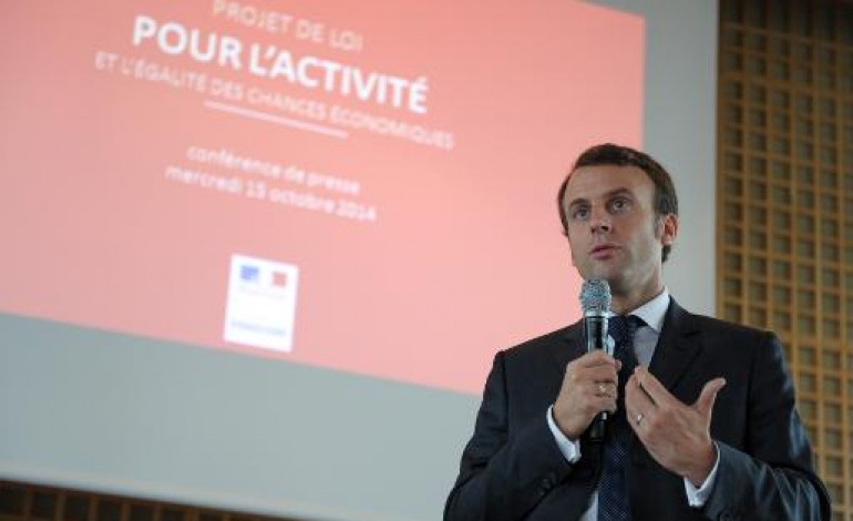 Paris (AFP). Loi activité: Macron veut libérer la France de ses trois maladies