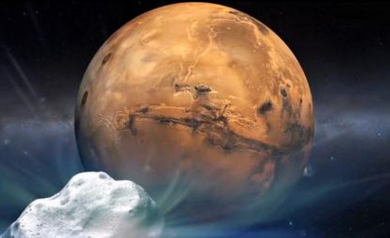 Washington (AFP). La comète Siding Spring frôle Mars à... 136.000 km