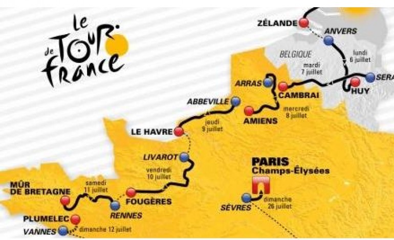 Deux étapes du Tour de France en Normandie
