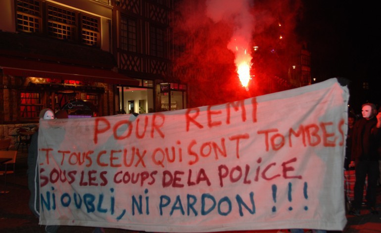 Rouen : manifestation tendue en hommage à Rémi Fraisse (vidéo)