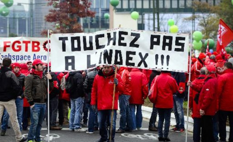 Bruxelles (AFP). Belgique: 100.000 manifestants contre le gouvernement de droite
