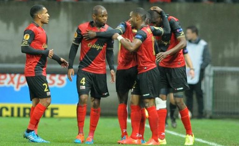 Paris (AFP). Europa League: Guingamp s'emballe, Saint-Etienne s'accroche, Lille sombre