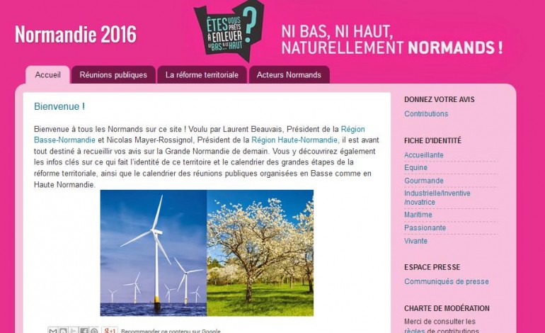 Normandie réunifiée : Laurent Beauvais veut "enlever le bas, puis le haut"