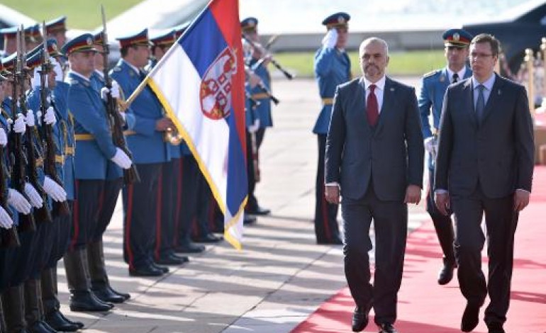 Belgrade (AFP). Serbie: la visite historique du Premier ministre albanais gâchée par le Kosovo