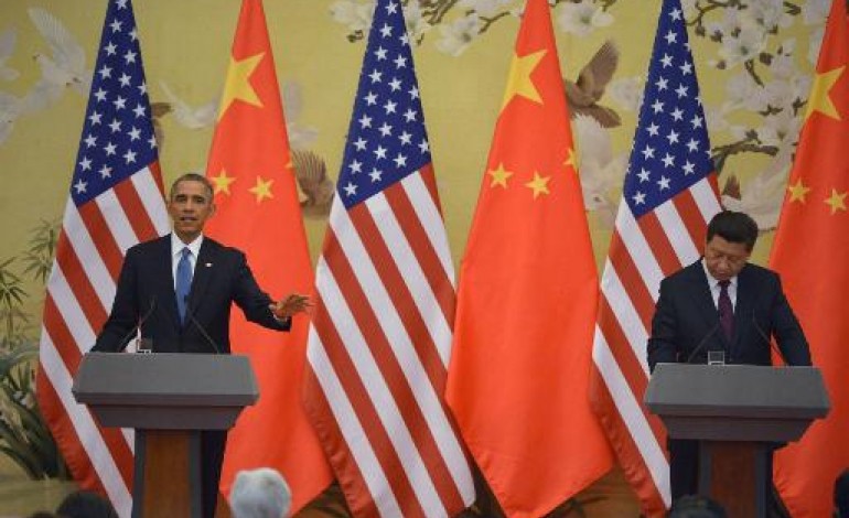 Pékin (AFP). Gaz à effet de serre: Chine et USA se fixent de nouveaux objectifs