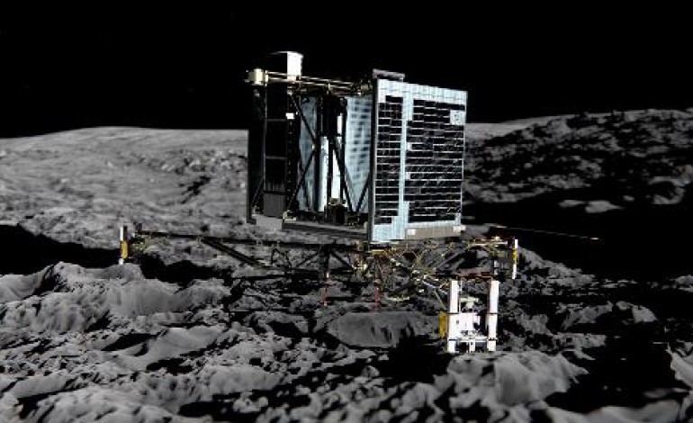 Darmstadt (Allemagne) (AFP). Sonde Rosetta: pour le robot Philae, le jour du grand saut sur une comète est arrivé