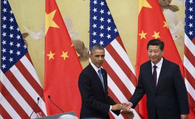 Pékin (AFP). Climat: accord inédit entre la Chine et les Etats-Unis