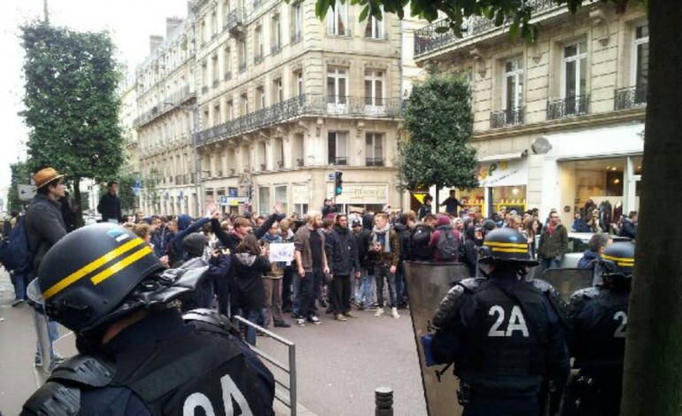 11 interpellations en marge de la manifestation lycéenne pour Rémi Fraisse à Rouen