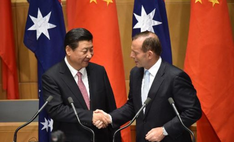 Sydney (AFP). L'Australie et la Chine concluent un accord de libre-échange