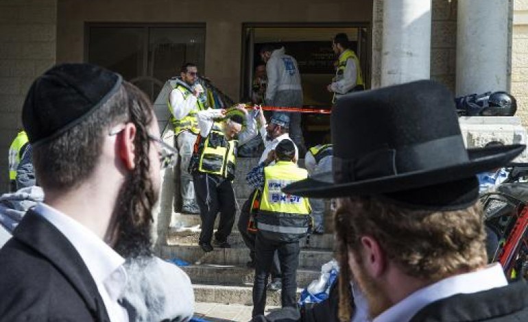 Jérusalem (AFP). Jérusalem: vive tension après une attaque meurtrière contre une synagogue