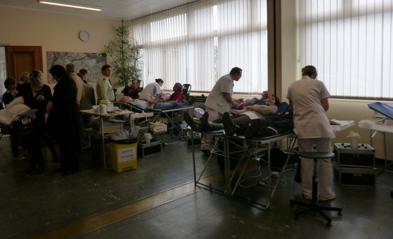 Collecte de sang inédite dans la région par le service de santé des armées