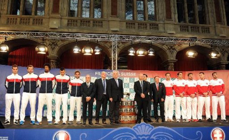 Villeneuve-d'Ascq (AFP). Coupe Davis: la France contre Federer, le titan