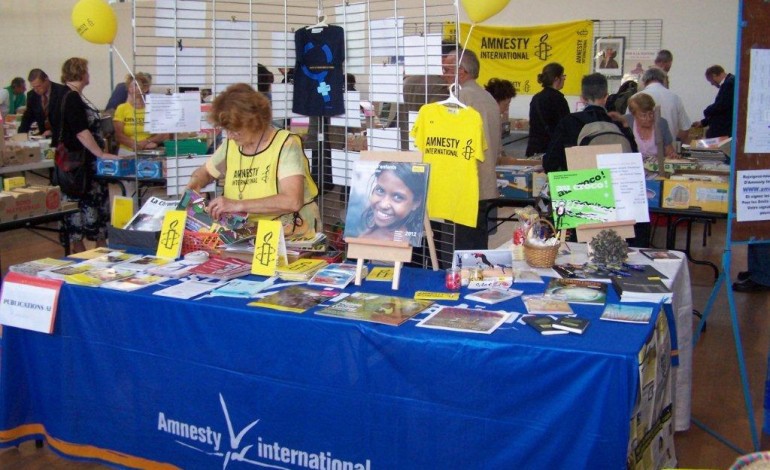 Foire aux livres d'Amnesty International à Cherbourg