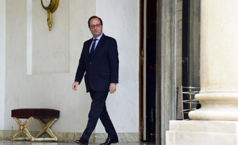 Paris (AFP). François Hollande: 73% des sympathisants de gauche ne souhaitent pas qu'il se représente en 2017