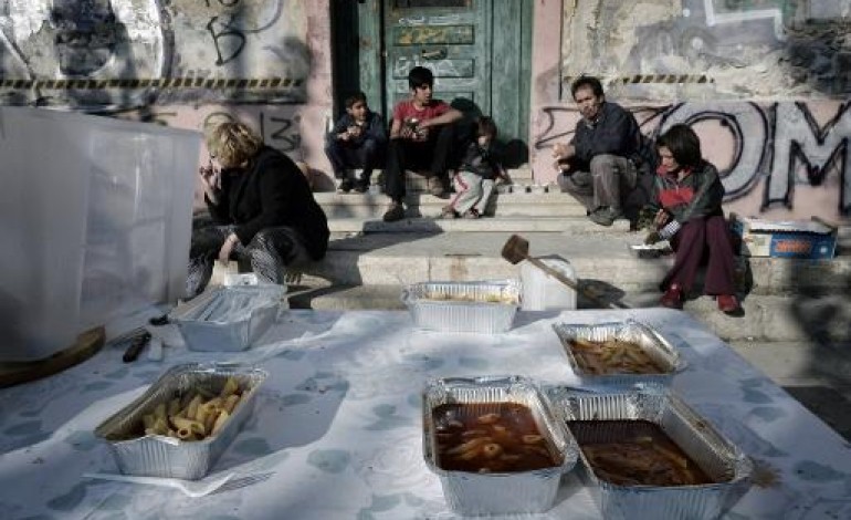 Athènes (AFP). A Athènes, des bâtiments vétustes se transmettent entre générations de réfugiés