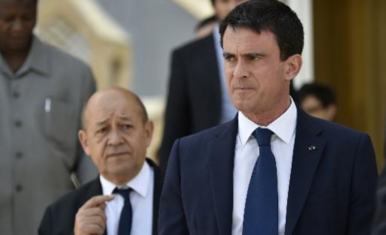 Niamey (AFP). Valls au Niger: des Mirage français positionnés en Jordanie pour lutter contre l'EI
