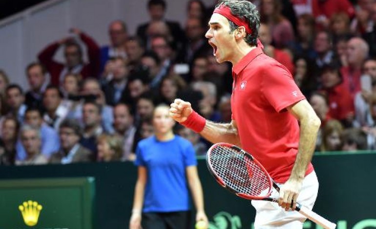Villeneuve-d'Ascq (AFP). Coupe Davis: Federer offre à la Suisse sa première Coupe Davis