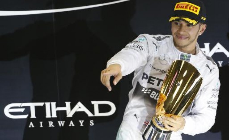 Abou Dhabi (AFP). F1: Hamilton champion du monde après sa victoire à Abou Dhabi