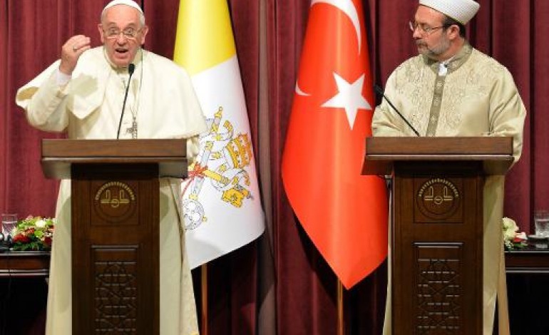 Istanbul (AFP). Turquie: le pape François à Istanbul dans les pas de Benoît XVI