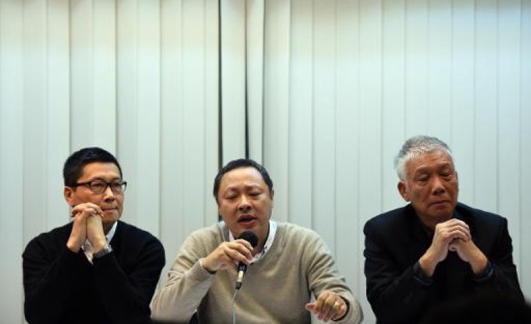 Hong Kong (AFP). Hong Kong: les fondateurs du mouvement prodémocratie appellent au retrait