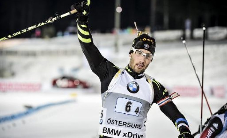 Berlin (AFP). Biathlon: Martin Fourcade repart en campagne sur le 20km à Östersund