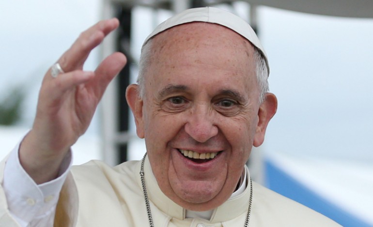Le pape François au Mont-Saint-Michel en 2015, plus fort qu'Obama