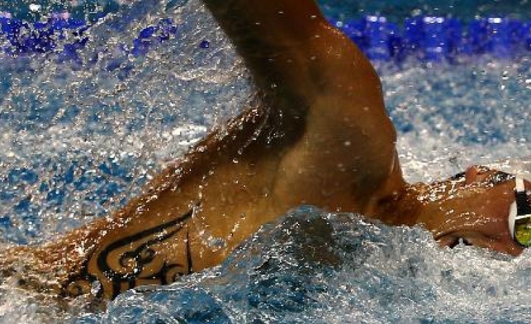 Doha (AFP). Natation: Florent Manaudou médaille d'argent sur 100 m libre
