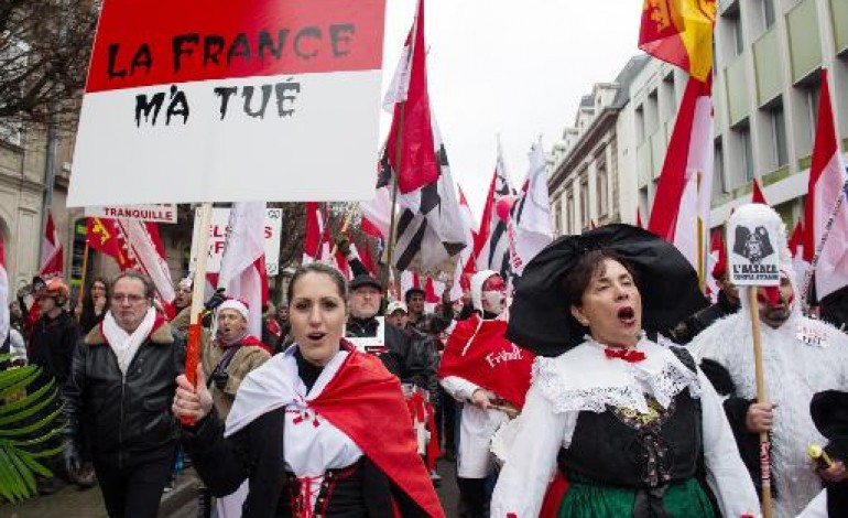 Paris (AFP). La réforme des régions approche de son terme malgré la colère alsacienne