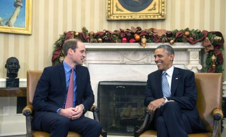 New York (AFP). Le prince William rencontre Obama, Kate rencontre des enfants à New York