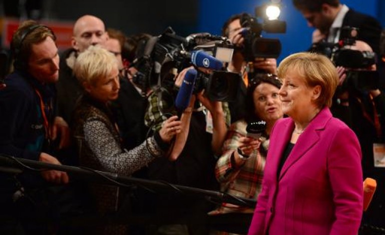 Cologne (Allemagne) (AFP). Allemagne: Angela Merkel vers un huitième mandat à la tête des conservateurs
