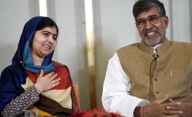 Oslo (AFP). Malala et l'Indien Satyarthi reçoivent le Nobel de la paix