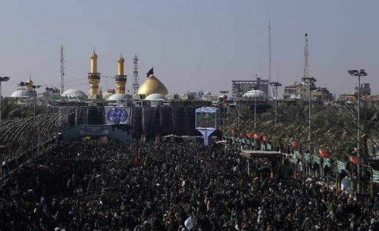 Kerbala (Irak) (AFP). Irak: afflux record pour un pèlerinage chiite malgré la menace jihadiste