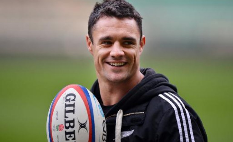 Wellington (AFP). Rugby: le Néo-Zélandais Dan Carter jouera en France après le Mondial-2015