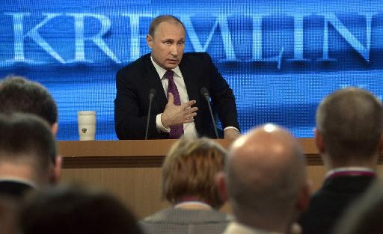 Moscou (AFP). Poutine promet une sortie de crise dans 2 ans, accuse l'Occident de se comporter en empire