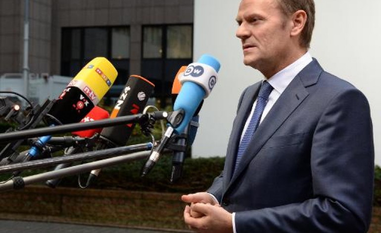 Bruxelles (AFP). Tusk: l'UE doit être ferme mais responsable face à la Russie