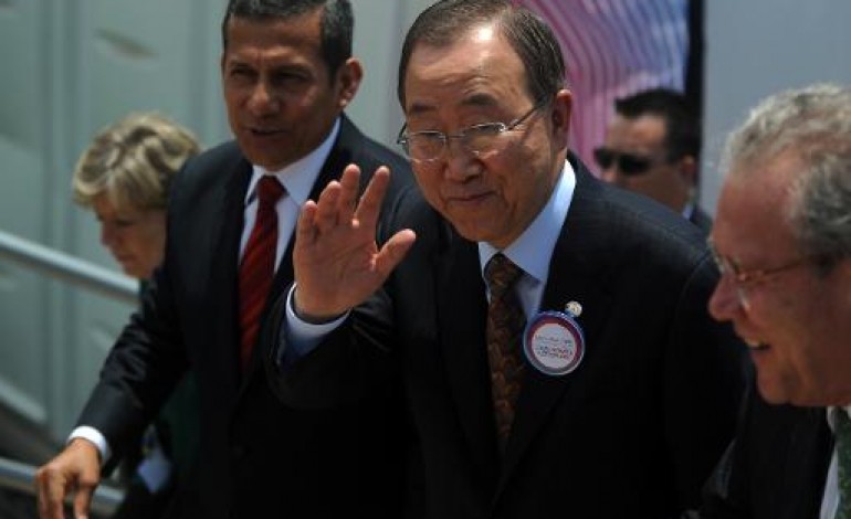 Monrovia (AFP). Ebola: Ban Ki-moon au Liberia, l'un de pays touchés par le virus