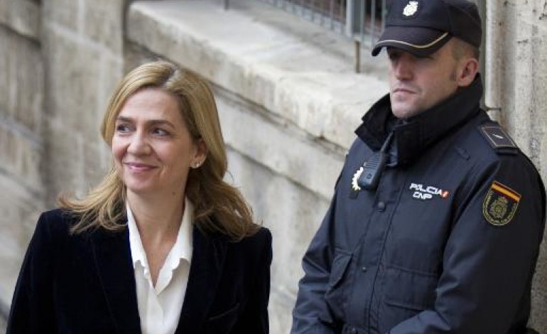 Madrid (AFP). Espagne: l'infante Cristina renvoyée devant un tribunal