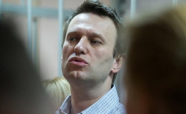 Moscou (AFP). L'opposant russe Navalny arrêté par la police avant d'arriver à la manifestation