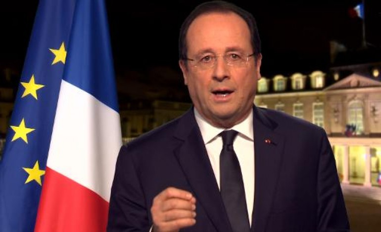 Paris (AFP). Hollande va présenter des v?ux combatifs pour fixer les priorités de 2015