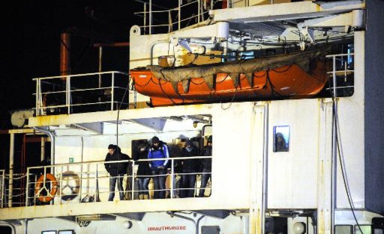 Rome (AFP). Migrants: le périple du Blue Sky M raconté par son capitaine 